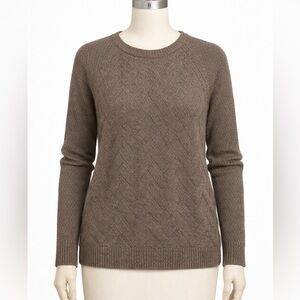 Sonoma Women’s Taupe Knit Sweater-sz L